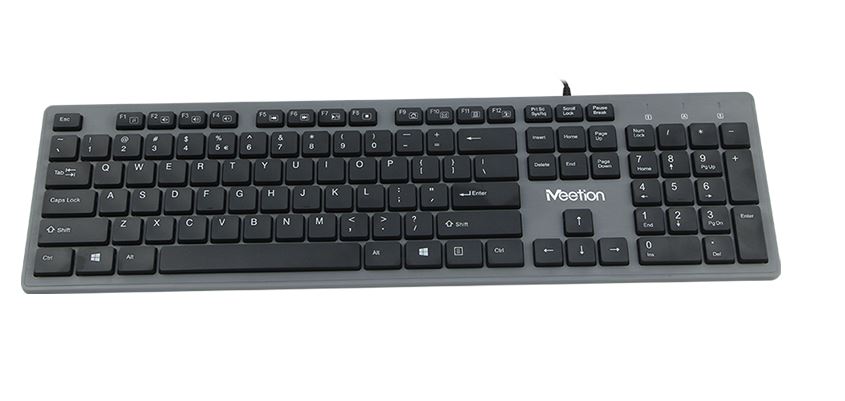 Meetion K841 Standard Keyboard - for SmartTV, TVBox, Android / USB / Black