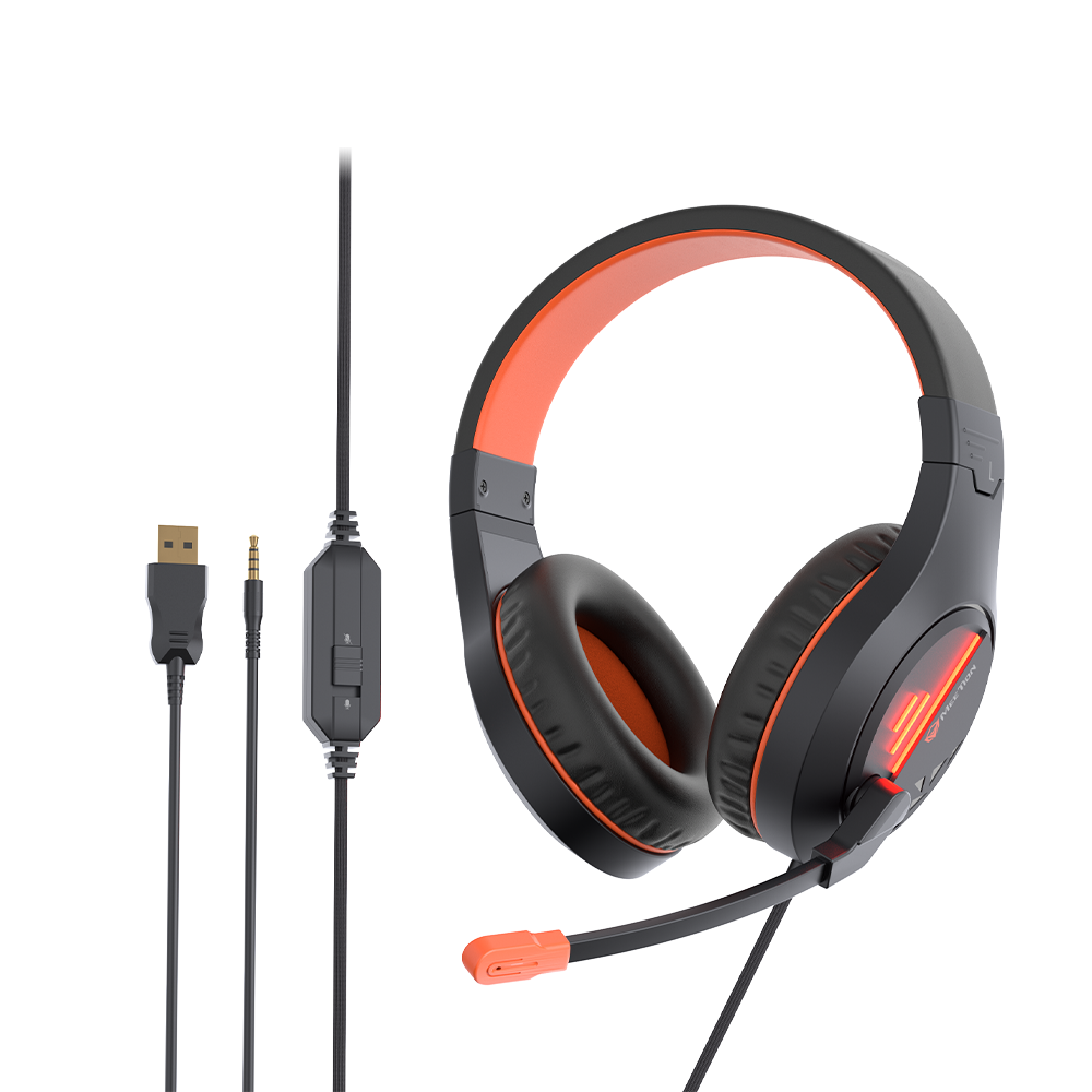 Meetion MT-HP021 Gaming Headset - 3.5mm Audio / USB RGB / Black