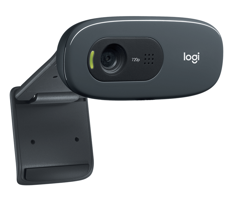 Logitech Webcam C270 / HD 720p / USB / Black