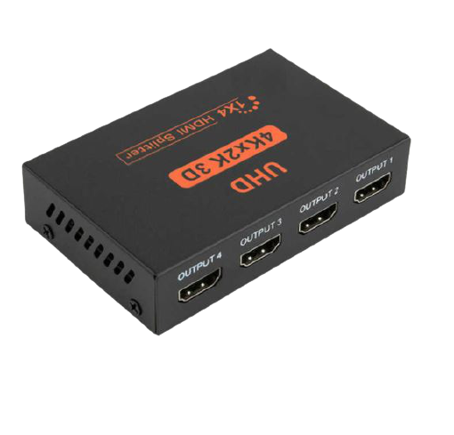 Generic HDMI Splitter 1-to-4 / Black