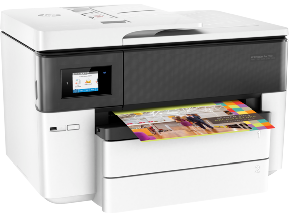 HP OfficeJet PRO 7740 - Multifunctional Printer / Wide Up To 11X17 / USB / RJ-45 / WIFI / White