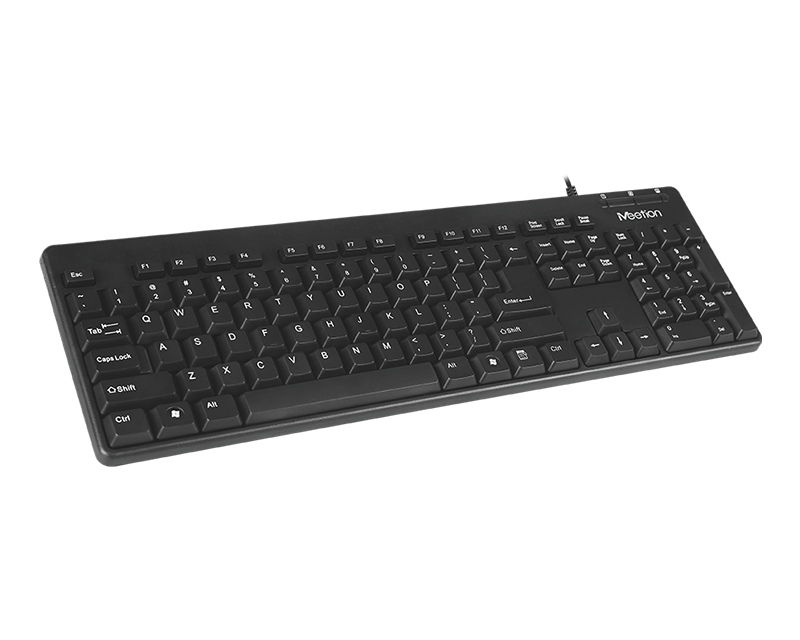 Meetion K100 Standard Keyboard - USB / Black