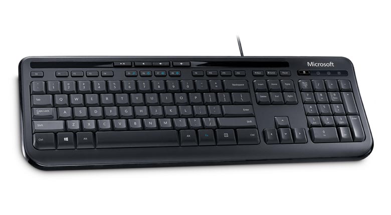 Microsoft Keyboard  Wired Desktop 600 - USB / Black