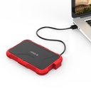 ORICO 2769U3 - ShockProof External Enclosure / 2.5 / SATA HDD / USB 3.0 / Red