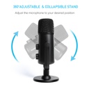 Maono Fairy AU-903 Podcast Microphone Multi-functional - USB / Black 