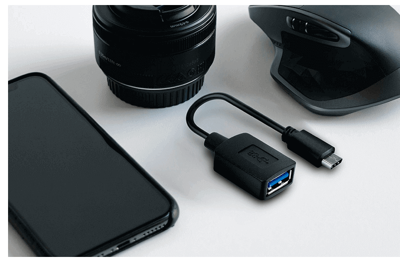 XTECH XTC-515 - ADAPTADOR TIPO-C MACHO A USB 3.0 HEMBRA - NEGRO