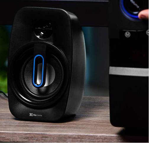 KLIP KWS-616 - Bluwave Speaker System, Bluetooth, 2.1 Channel Stereo, With Remote Control - Black