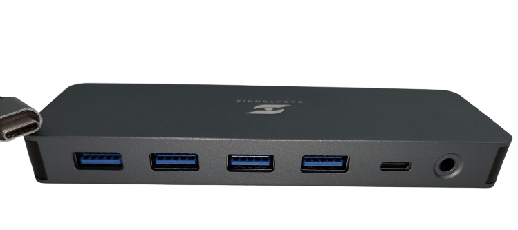 Sagatronix UCH-131 Docking Station - 2*HDMI . VGA. USB-C PD , USB-C , GigaLan , SD/microSD Reader , 3.5mm Auydio , 3*USB3.0 , 1*USB2.0