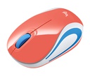 Logitech 910-005362 Mini Wireless Mouse M187 / 2.4GHz / Coral 