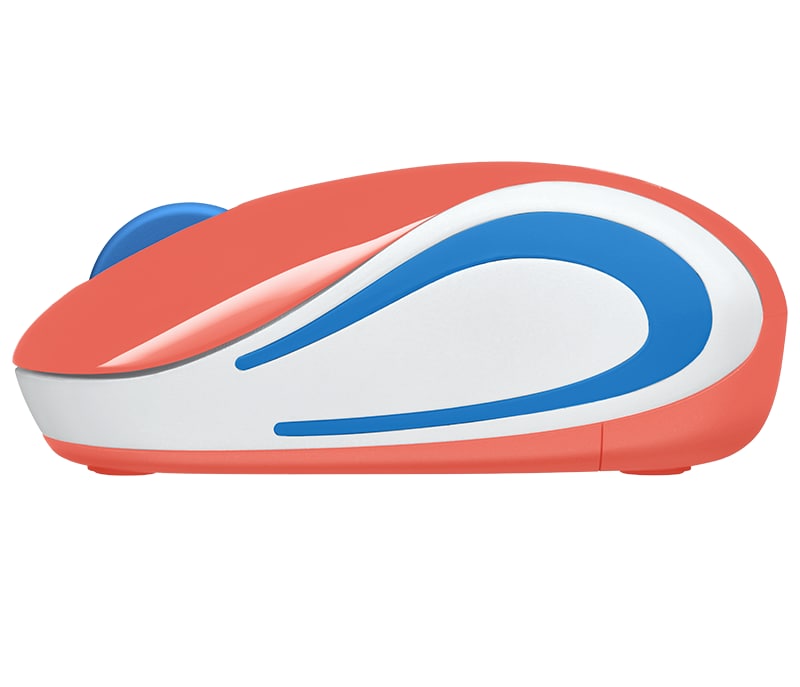 Logitech 910-005362 Mini Wireless Mouse M187 / 2.4GHz / Coral 