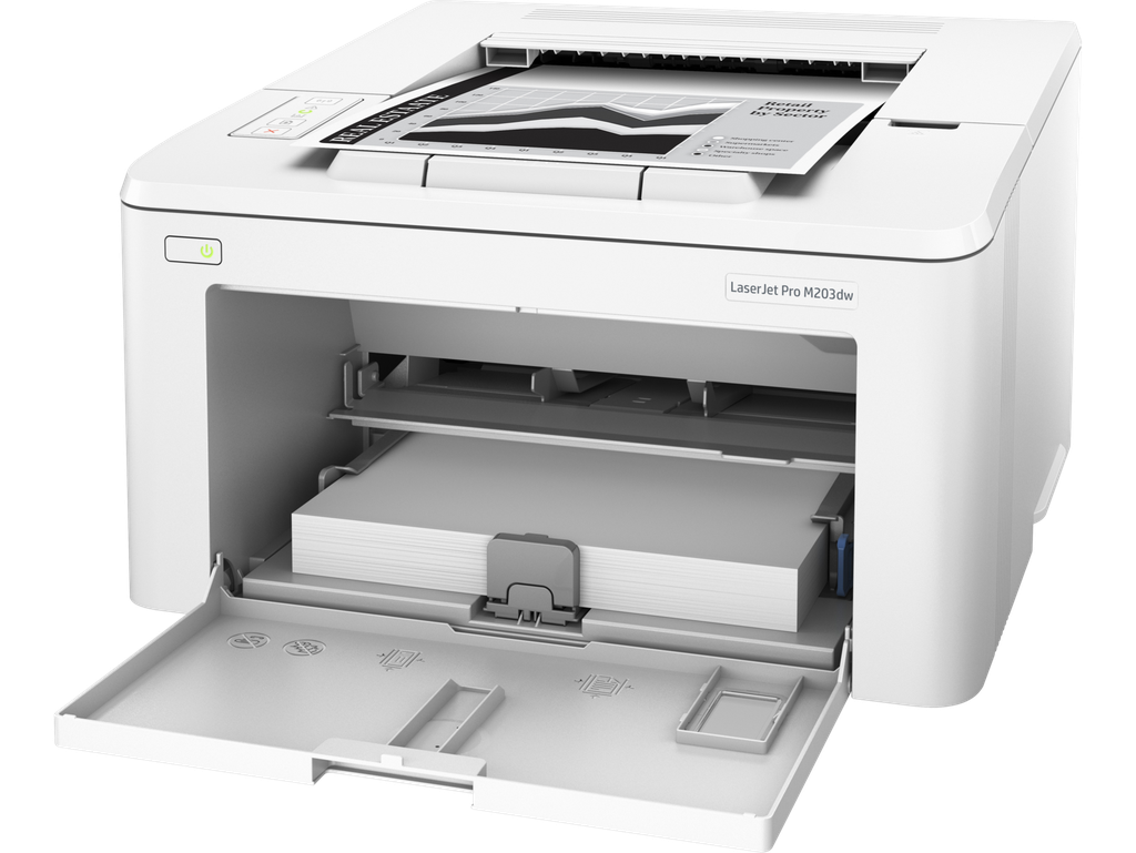 HP LaserJet Pro M203dw Printer / White