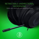 Razer Kraken Wired Gaming Headset / USB / Black