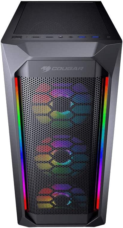 Cougar MX410 Mesh-G Gaming Case / RGB / Black