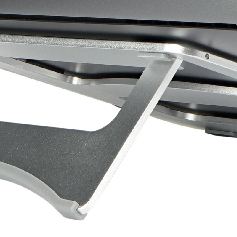 KLIP KAS-001 - Portable Aluminum Notebook Stand / Gray