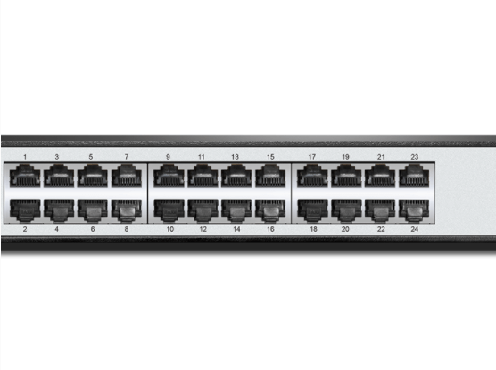 Nexxt NAXOS2400R - Switch 24 Ports / Fast Ethernet / Black