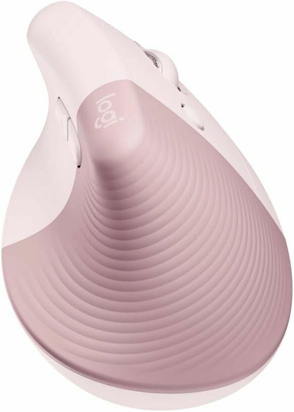 Logitech Lift Vertical Wireless Mouse/ Ergonómico / 2.4GHz / Pink