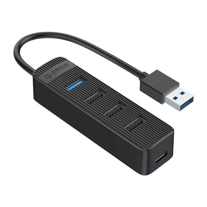 ORICO TWU32-4A- 4 Port USB Hub + TYPE C  / Black