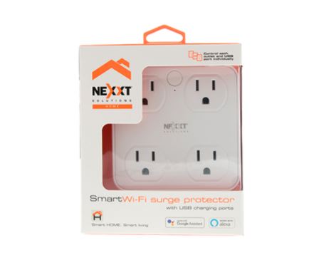 Nexxt NHP-T610 Surge Protector Quadruple / Wifi / 4 USB / White