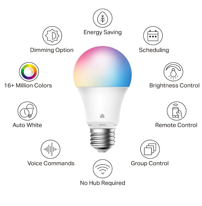 TP-Link KL135 - Bombilla LED Inteligente  / Wifi / 110V / Blanco