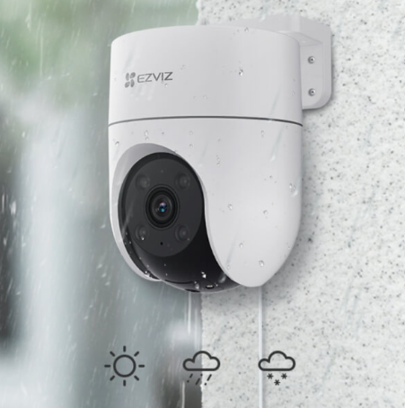 Ezviz H8C Outdoor 3K Smart Wifi Camera / Siren / IP66/ White 