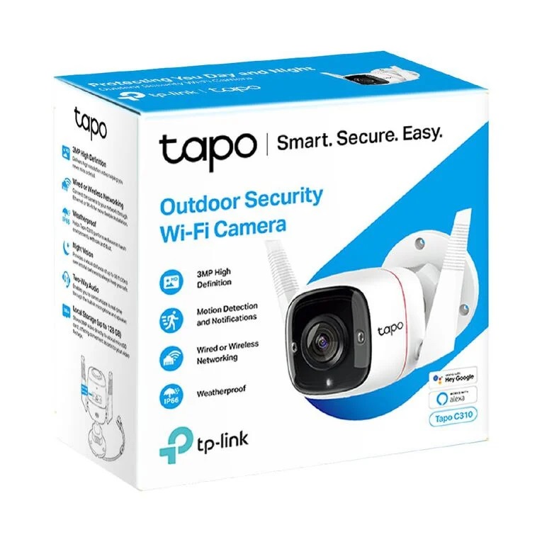 TPLINK Tapo C310 2K Cámara de Seguridad Inalámbrica WiFi con IA