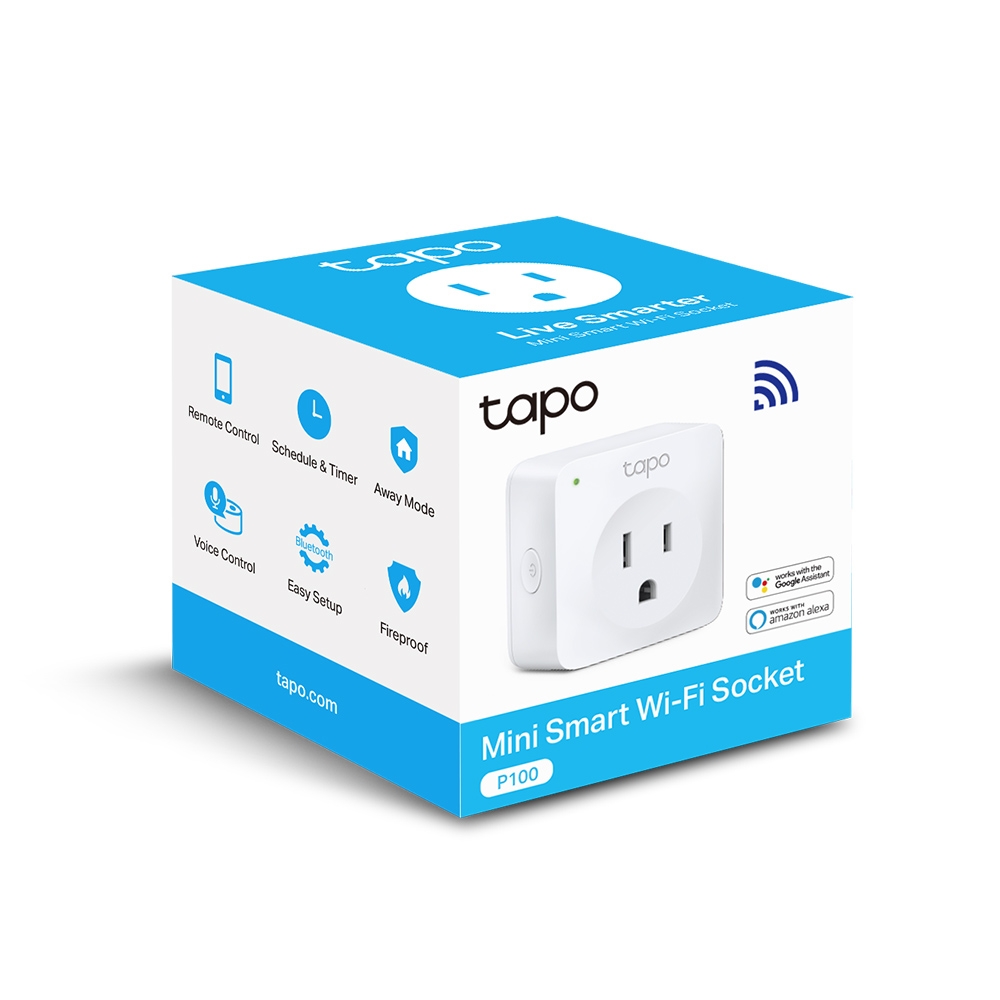 TAPO P100 Mini Toma de Corriente Inteligente controlado vía WIFI