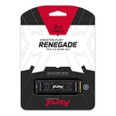 Kingston FURY Renegade - SSD 2TB NVMe PCIe 4.0 M.2 / 7.300 MB/s Read / 7.000 MB/s Write