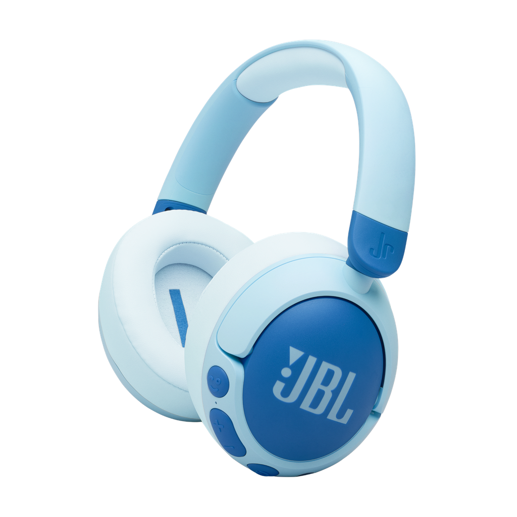 JBL JR470NC BT Auriculares - Sonido seguro para niños, hasta 50 horas, Cancelación de Ruido Activo / Azul