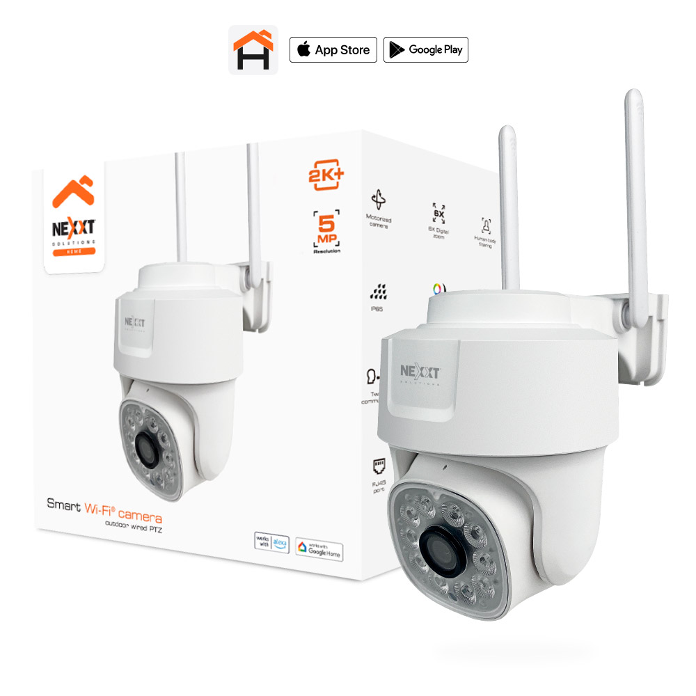 Nexxt NHC-OP30 - Outdoor Motorized IP Camera / 2K / White 