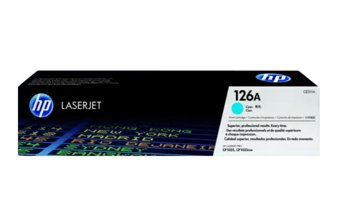 HP 126A Cyan Original LaserJet Toner Cartridge 