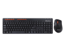 Meetion 4100 Combo Multimedia Inalambrico - Mouse &amp; Teclado / para SmartTV, TVBox / Android / Windows /Black Negro