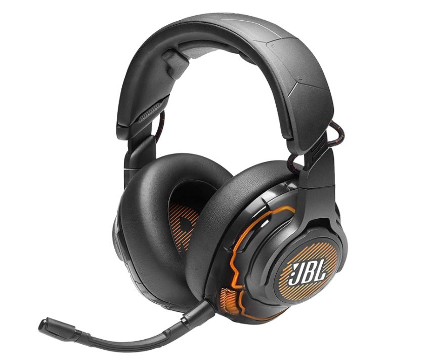 JBL Quantum One Auriculares Gamer - QuantumSphere Surround 360 / LED / Cancelación de Ruido Activo / USB &amp; 3.5mm / Negro