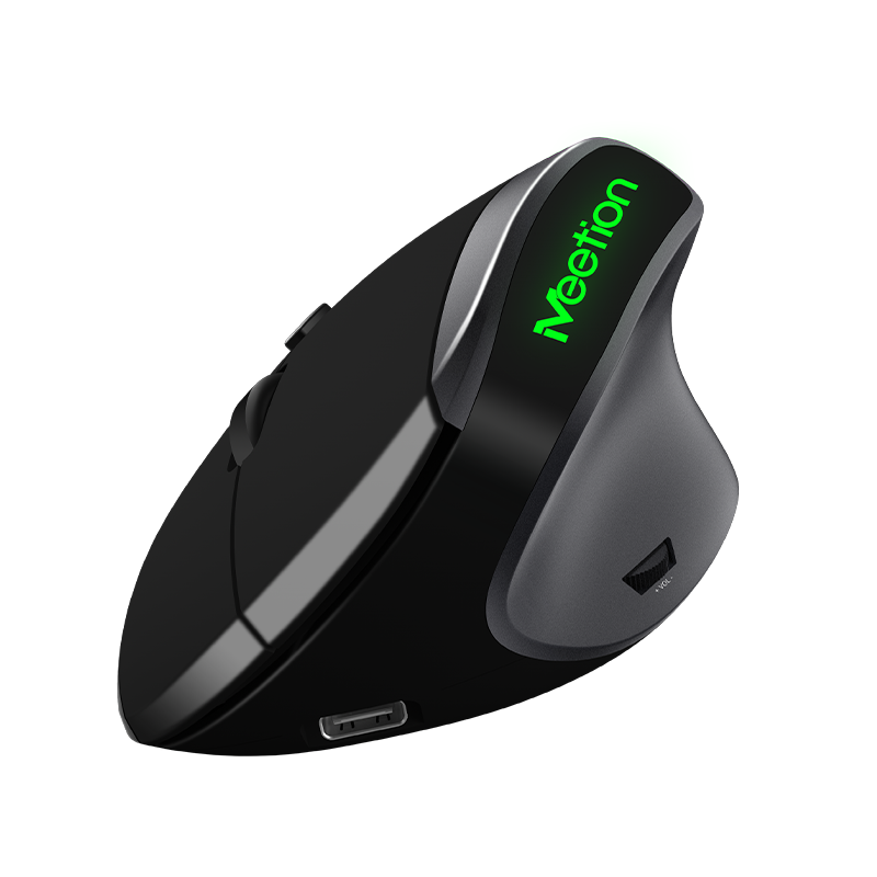 Meetion MT-R390 Recargable Mouse Inalámbrico 2.4 GHz / Negro 