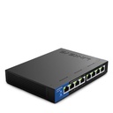 Linksys LGS108P Switch - 8 Ports / Gigabit