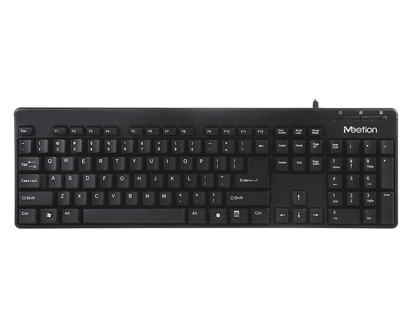 Meetion K100 Standard Keyboard - USB / Black