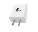 Xtech XTC-202 2-USB Wall Charger - 110-220VAC / 3.1A / White