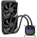 EVGA CLC240 Sistema de Enfriamiento - Led RGB / 2x120mm Abanicos / Socket LGA115X, 12XX, 20XX, AMD / Negro