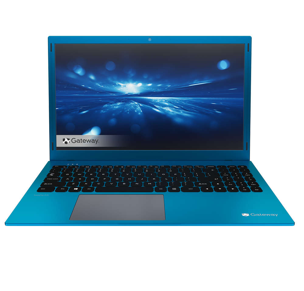 Gateway GWTN156Notebook Slim - Intel Pentium Silver / 15.6&quot; LCD / 4GB RAM / 128GB eMMC / Win10 Home / English / Blue