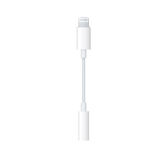 Apple MMX62AM/A Adaptador Lightning to 3.5mm Headphone Jack - white