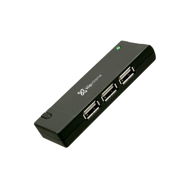 Klip Xtreme KUH-400B 4-Ports USB2.0 Hub - Black