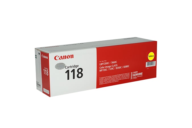 Canon 118 Toner Cartridge - Yellow