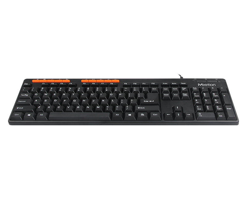 Meetion K600M USB Multimedia Keyboard - Black