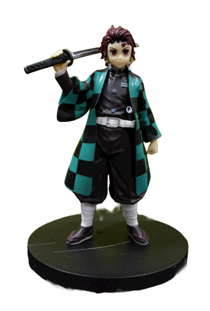 Generico Kimetsu No Yaiba (Tanjiro Kamado) - 15cm / Base Negra