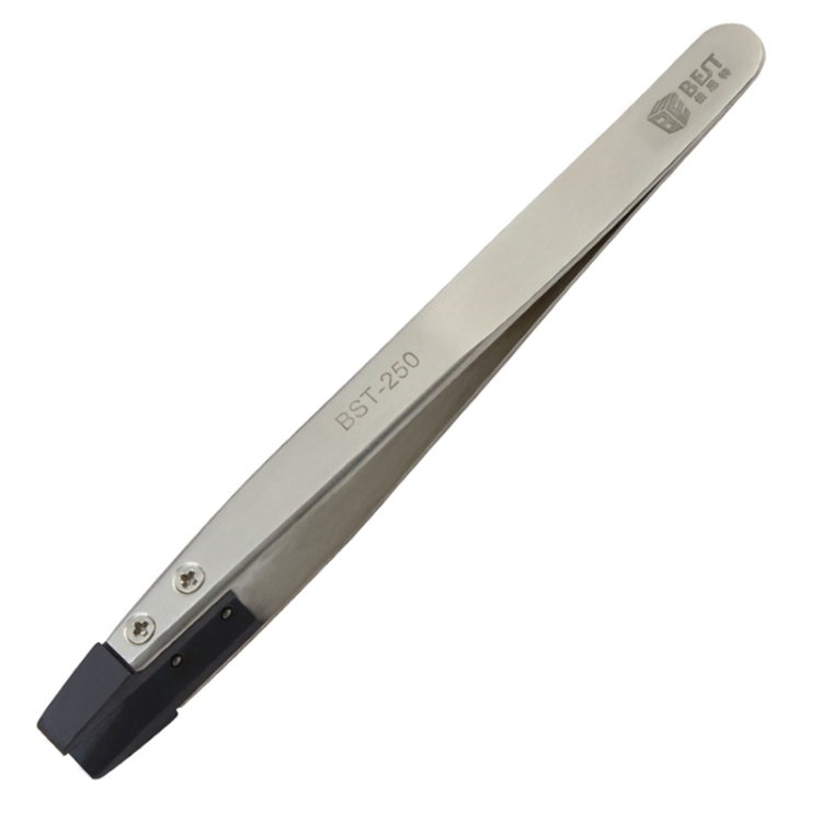 BEST BST-250 Tweezers Anti-statics Straight Tips - Short