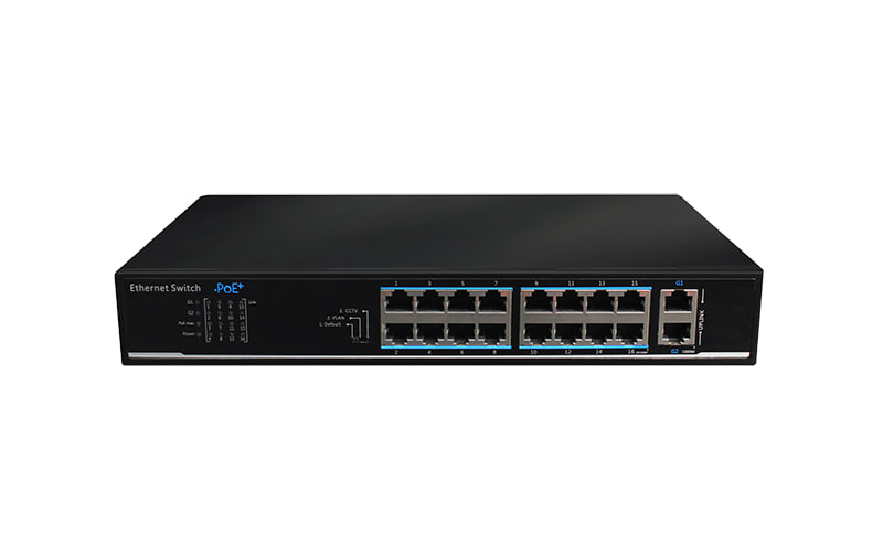 UTEPO UTP1218-PSB150 Switch POE de 16+2 puertos