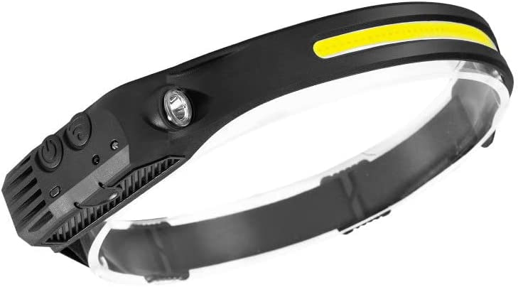 Generic W689-1 HeadLamps LED - rechargeable battery, hand free sensor, flexible, wide beam &amp; spotlight