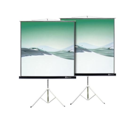 Klip KPS-104 - Tripod Projection Screen / 120'' / White