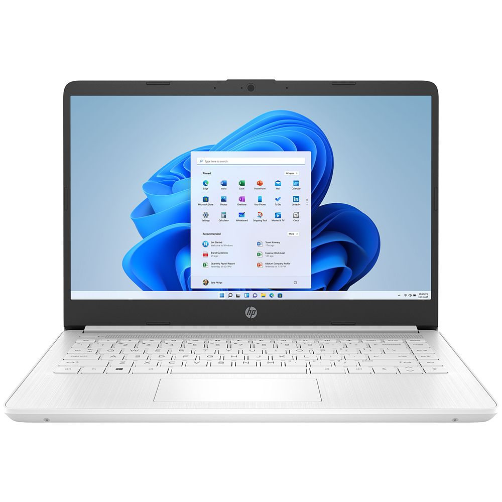 HP 14-dq0032dx latpop - Intel Celeron N4020 / 14&quot; HD 4GB Ram / 64eMMC / Win 11 Home / Inglés / Blanco Perla