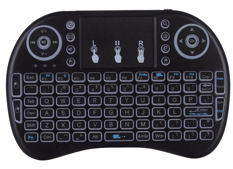 Genérico Teclado Inalambirco Mini con Batería Recargable