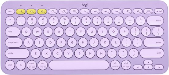 Logitech K380 - Teclado Inalámbrico / Bluetooth / Español / Morado